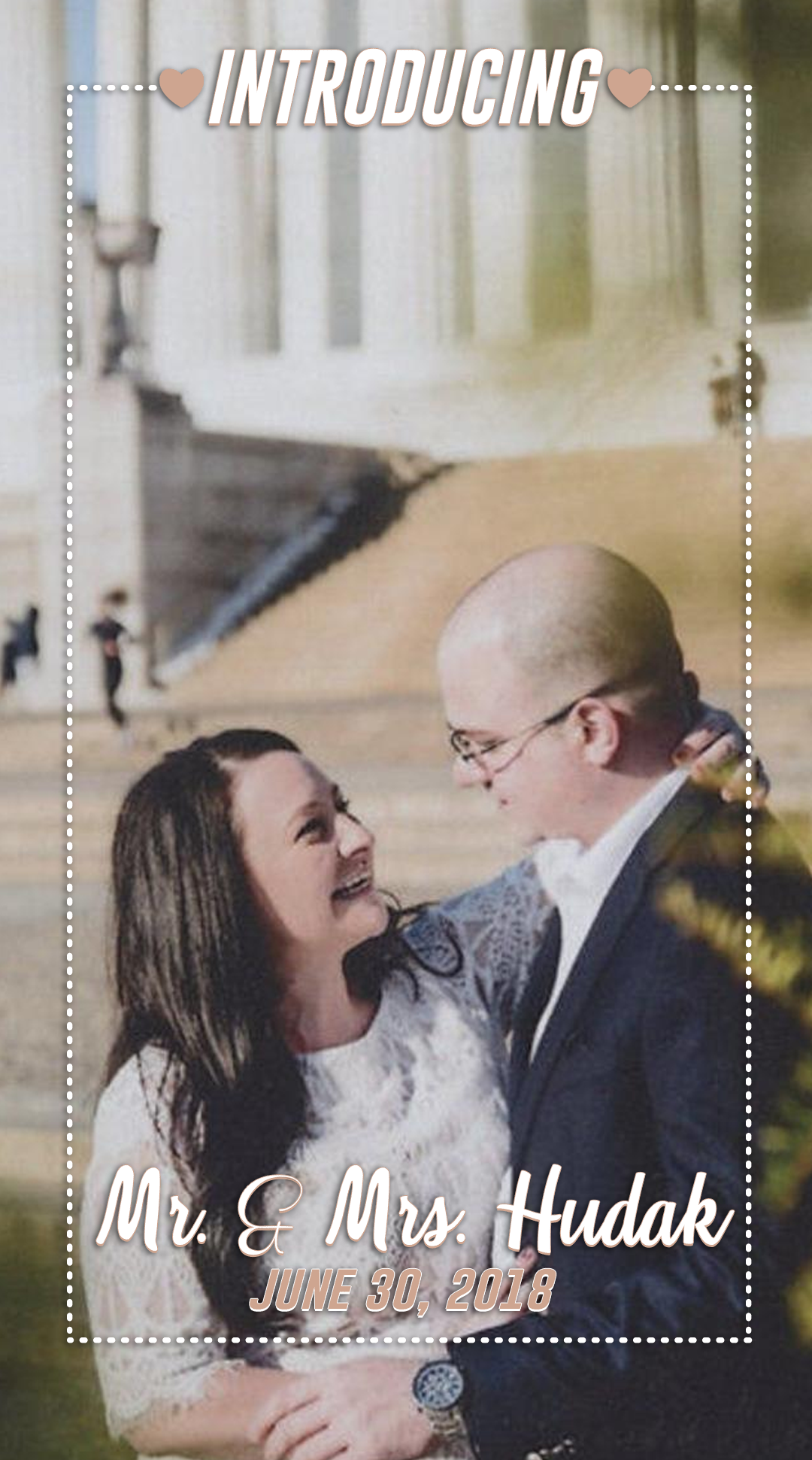 Wedding custom geofilter