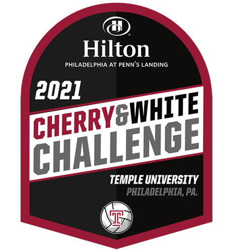 2021 Cherry & White Challenge Volleyball logo